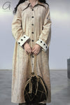 MUTEDANCE stand collar dyed textured jacket MD23FW57 bare color PM102